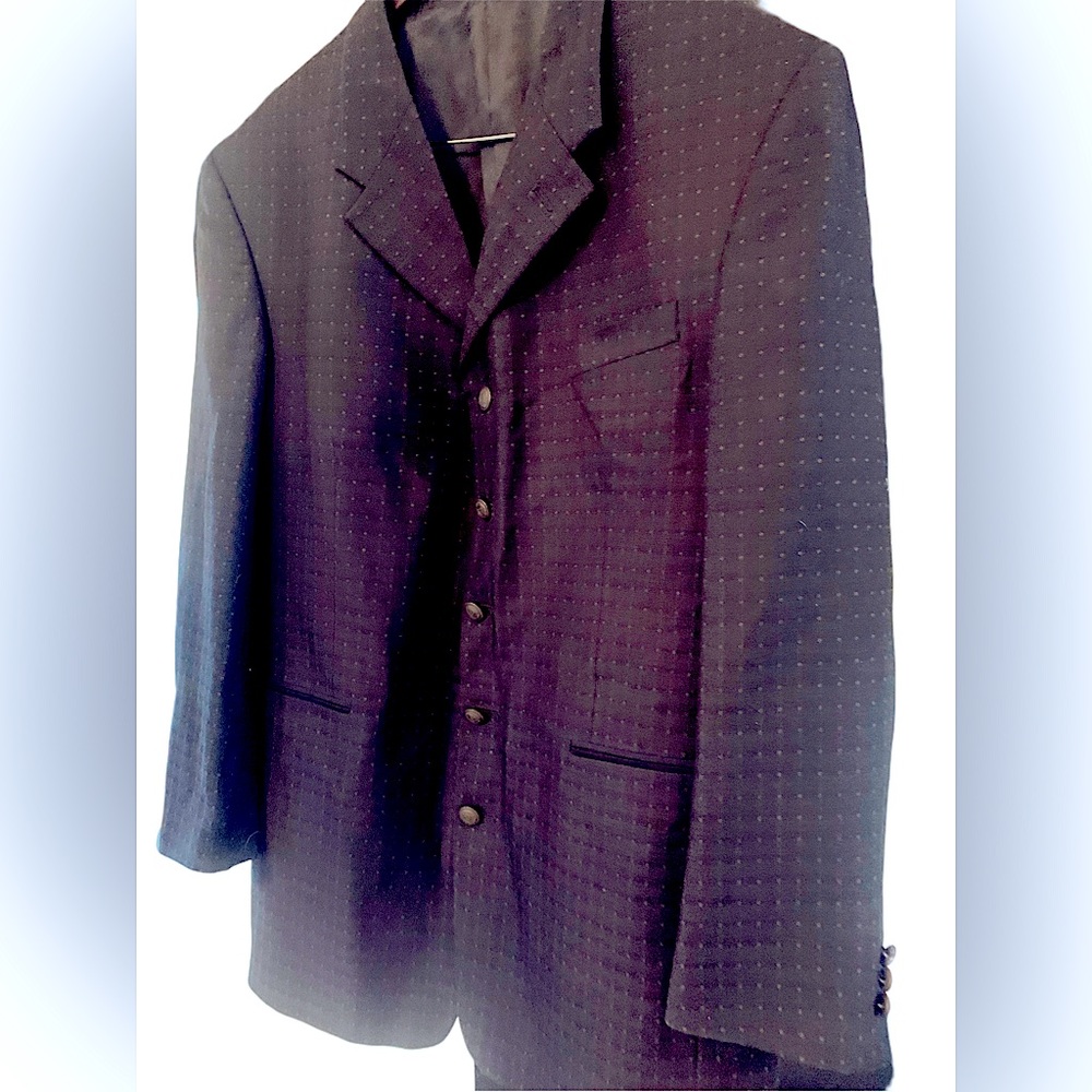 GIOVANNO COLLEZIONE UOMO Men’s Blazer Suit Jacket Sport Coat 5 Button 42 R